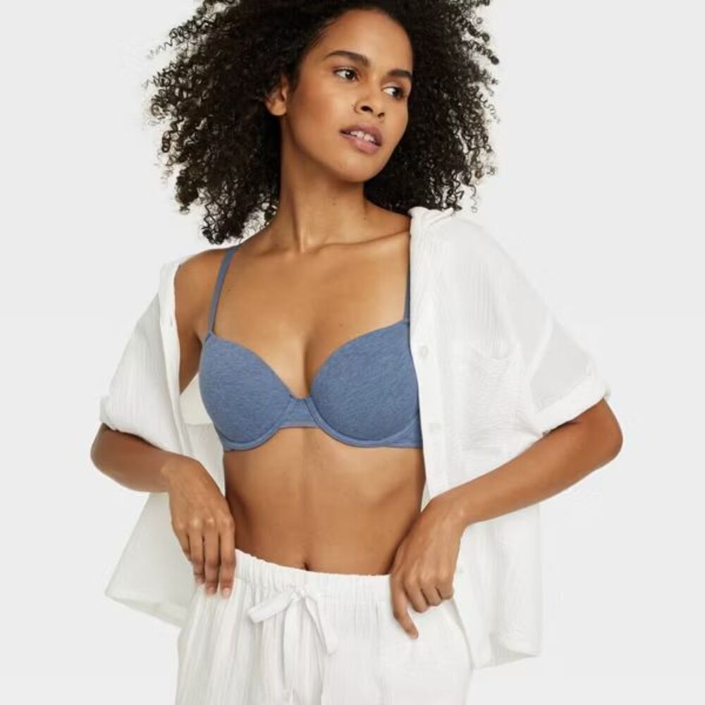 Women's Cotton Everyday Demi T-Shirt Bra - Auden Size 32D